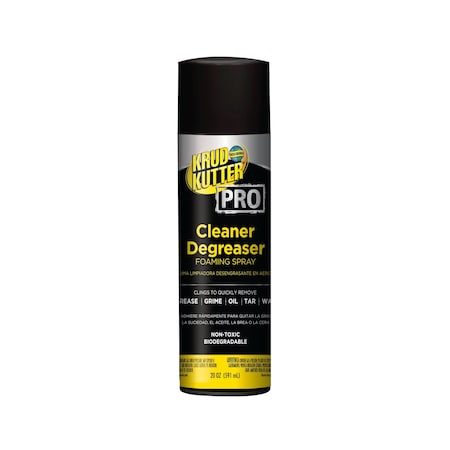 Krud Kutter Pro Cleaner/Degreaser, 20 oz Foam Spray, Clear 352239